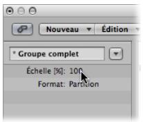 APPLE LOGIC PRO 8 - Changement d'échelle des jours de partitions - 1