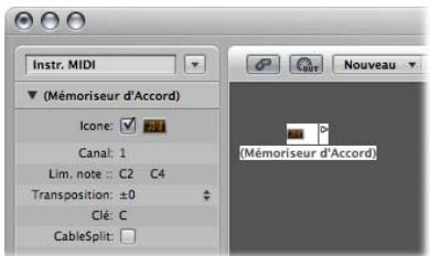 APPLE LOGIC PRO 8 - Pour creer un nouveau memoriseur d'accord : - 1