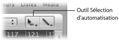 APPLE LOGIC PRO 8 - Sélection des lignes et des nodes d'automatisation - 1