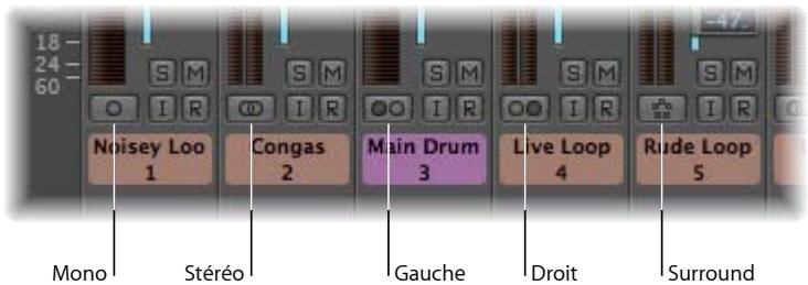 APPLE LOGIC PRO 8 - Réglage du format d'entrée du canal - 2