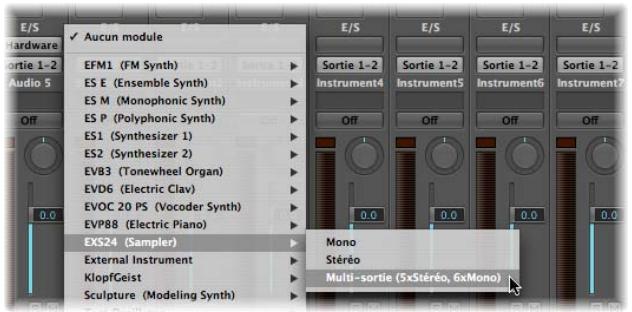 APPLE LOGIC PRO 8 - Accès à plusieurs sorties d'instrument - 1