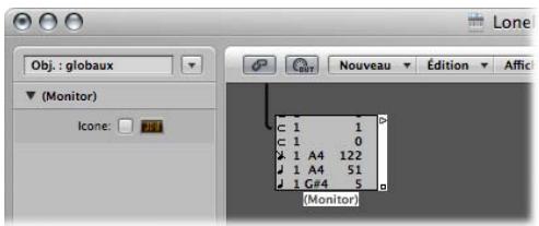 APPLE LOGIC PRO 8 - Pour creer un objet Moniteur : - 1
