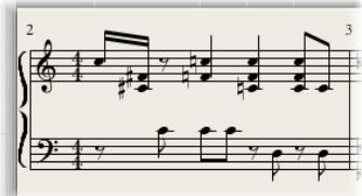 APPLE LOGIC PRO 8 - Ligatures de notes entre plusieurs portées - 2