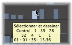 APPLE LOGIC PRO 8 - Modification des valeurs d'evénements - 1