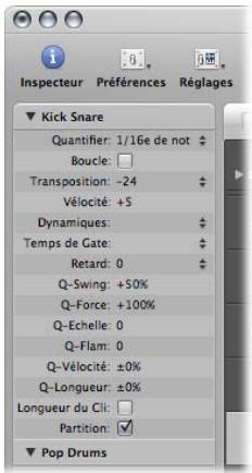 APPLE LOGIC PRO 8 - Pour afficher les paramètres de région étendus : - 1