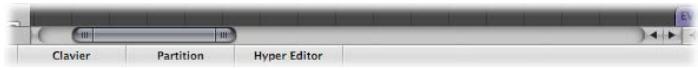 APPLE LOGIC PRO 8 - Barres de défilament - 1