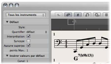 APPLE LOGIC PRO 8 - Pour creer un symbole d'accord, procedez comme suit : - 2