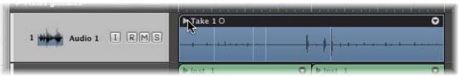 APPLE LOGIC PRO 8 - Affichage du contenu du dossier de prises - 1