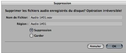 APPLE LOGIC PRO 8 - Restauration de régions audio supprimées - 1