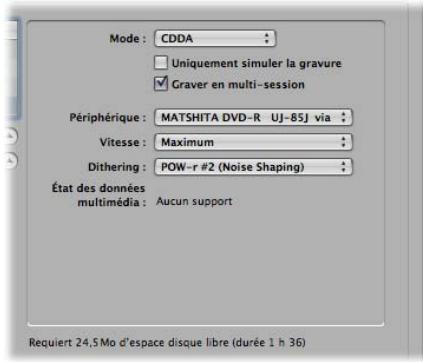 APPLE LOGIC PRO 8 - Options de gravure - 1