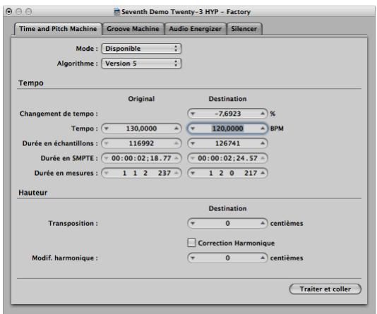 APPLE LOGIC PRO 8 - Technologie du Time and Pitch Machine - 1