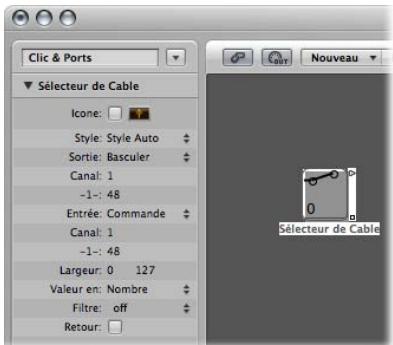 APPLE LOGIC PRO 8 - Sélecteurs de câbles - 1
