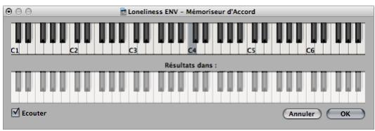 APPLE LOGIC PRO 8 - Pour entrer des accords à l'aide de votre clavier MIDI : - 1