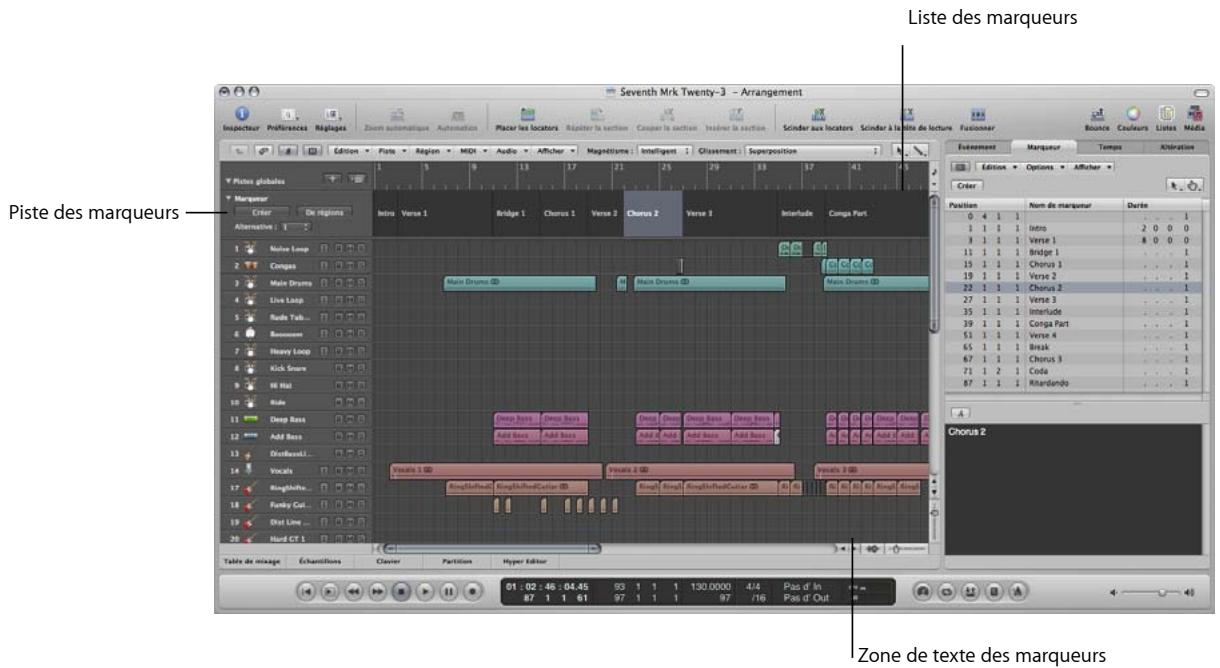 APPLE LOGIC PRO 8 - Pour personnelier les affichages de mesures, SMPTE ou du tempo : - 2