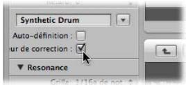 APPLE LOGIC PRO 8 - Pour assigner une valeur d'événement fixe : - 1