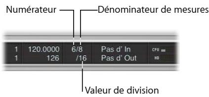 APPLE LOGIC PRO 8 - Réglage de l'articulation du temps dans un projet - 3