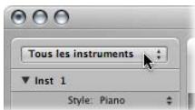 APPLE LOGIC PRO 8 - Choix d'un jeu de partitions - 1