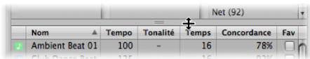 APPLE LOGIC PRO 8 - Pour ajuster la taille des éléments de fenêtre : - 1