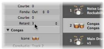 APPLE LOGIC PRO 8 - Décalage de la position de lecture des régions - 1