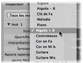 APPLE LOGIC PRO 8 - Attribution de styles de portée à des régions MIDI - 1