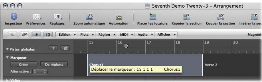 APPLE LOGIC PRO 8 - Définition d'un cycle à l'aide de marqueurs - 1