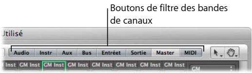 APPLE LOGIC PRO 8 - Affinement de la presentation de la table de mixage - 1