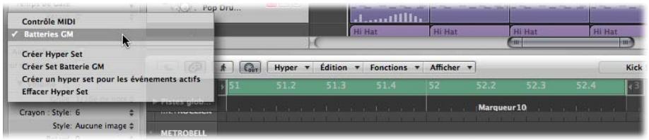 APPLE LOGIC PRO 8 - Utilisation d'hyper sets - 1