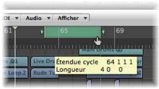 APPLE LOGIC PRO 8 - Pourlier les régions selectionnées entre des locators : - 1