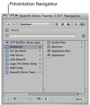 APPLE LOGIC PRO 8 - Utilisation du navigateur - 2