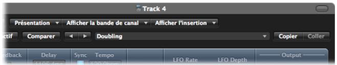APPLE LOGIC PRO 8 - Utilisation des fonctions de réglages - 1