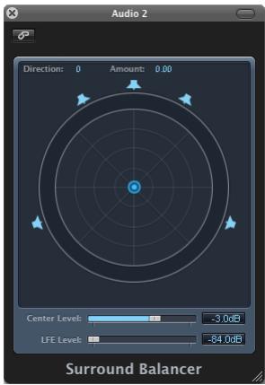 APPLE LOGIC PRO 8 - Réglage de la balance Surround - 1