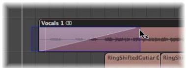 APPLE LOGIC PRO 8 - Création de fondus à l'aide de l'outil Fondu - 2