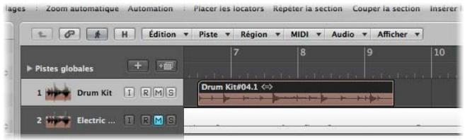 APPLE LOGIC PRO 8 - Utilisation de la fonction Suivre le tempo - 2