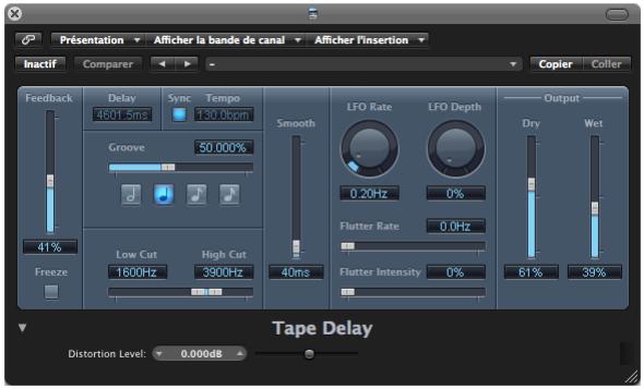 APPLE LOGIC PRO 8 - Utilisation de la fenêtre de module - 1