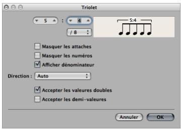 APPLE LOGIC PRO 8 - Pour modifier l'affichage de notes existantes : - 1