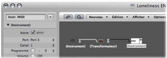 APPLE LOGIC PRO 8 - Fonctionnement d'un objet Transformateur - 1
