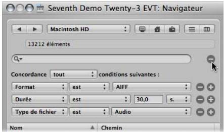APPLE LOGIC PRO 8 - Pour effectuer une recherche avancée : - 2