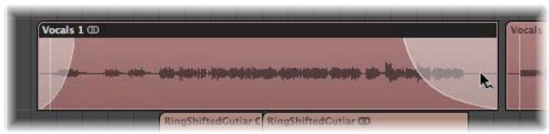 APPLE LOGIC PRO 8 - Création de fondus à l'aide de l'outil Fondu - 6
