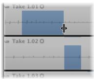 APPLE LOGIC PRO 8 - Pour modifier un arrivapnament : - 1