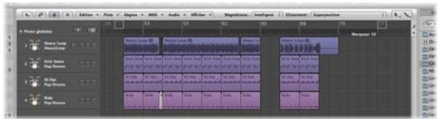 APPLE LOGIC PRO 8 - Régions « dossier » - 2