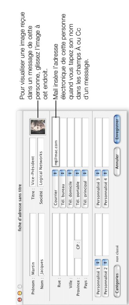 APPLE MAC OS X 10.0 - Utilisation de Carnet d'adresses - 1