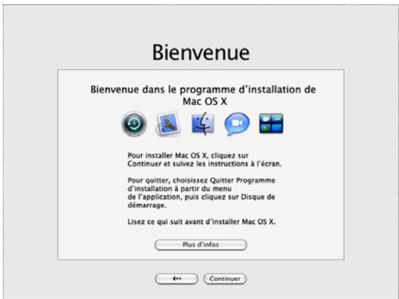 APPLE MAC OS X 10.5 LEOPARD - Étape 2: suivez les instructions à l'écran - 1