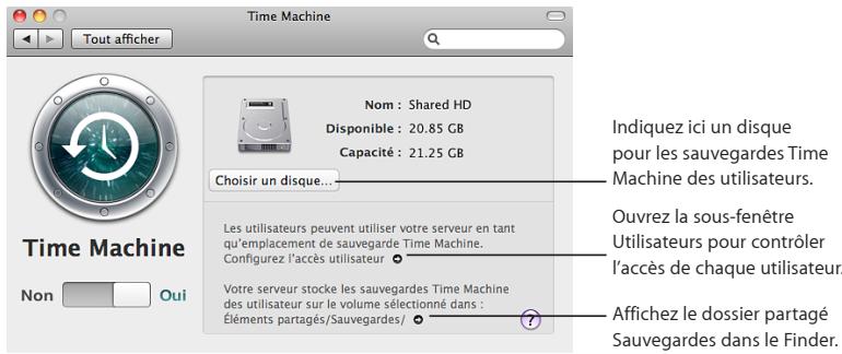 APPLE MAC OS X SERVER 10.6 SNOW LEOPARD - Gestion du stockage des sauvégardes des utilisateurs - 1