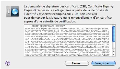 APPLE MAC OS X SERVER 10.6 SNOW LEOPARD - Obtention d'un certificat signé - 1