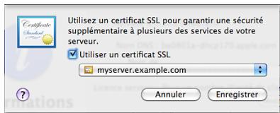 APPLE MAC OS X SERVER 10.6 SNOW LEOPARD - Utilisation d'un certificat SSL - 1