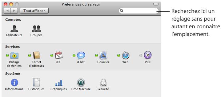 APPLE MAC OS X SERVER 10.6 SNOW LEOPARD - Utilisation de Préférences du serveur - 1