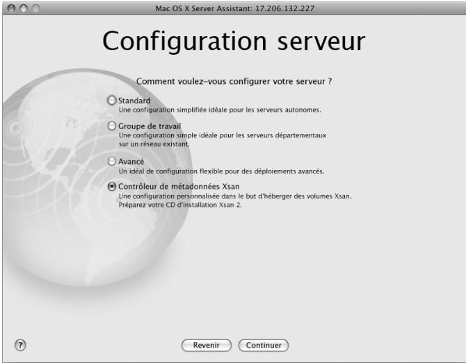 APPLE XSAN 2 - Étape 4: Configuérez le contrôle de métadonnées de réserve - 1