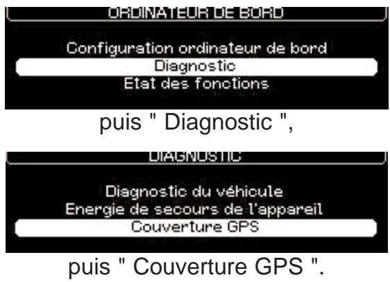 PEUGEOT NAVTEQ RT3 - Vérickation du module GPS - 2
