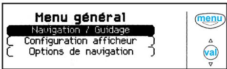 PEUGEOT 206 CC - Menu général - 1