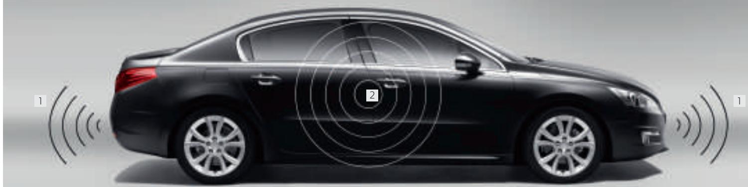 PEUGEOT 508 SW - Aide sonore au stationnement arrriere ou avant - 1